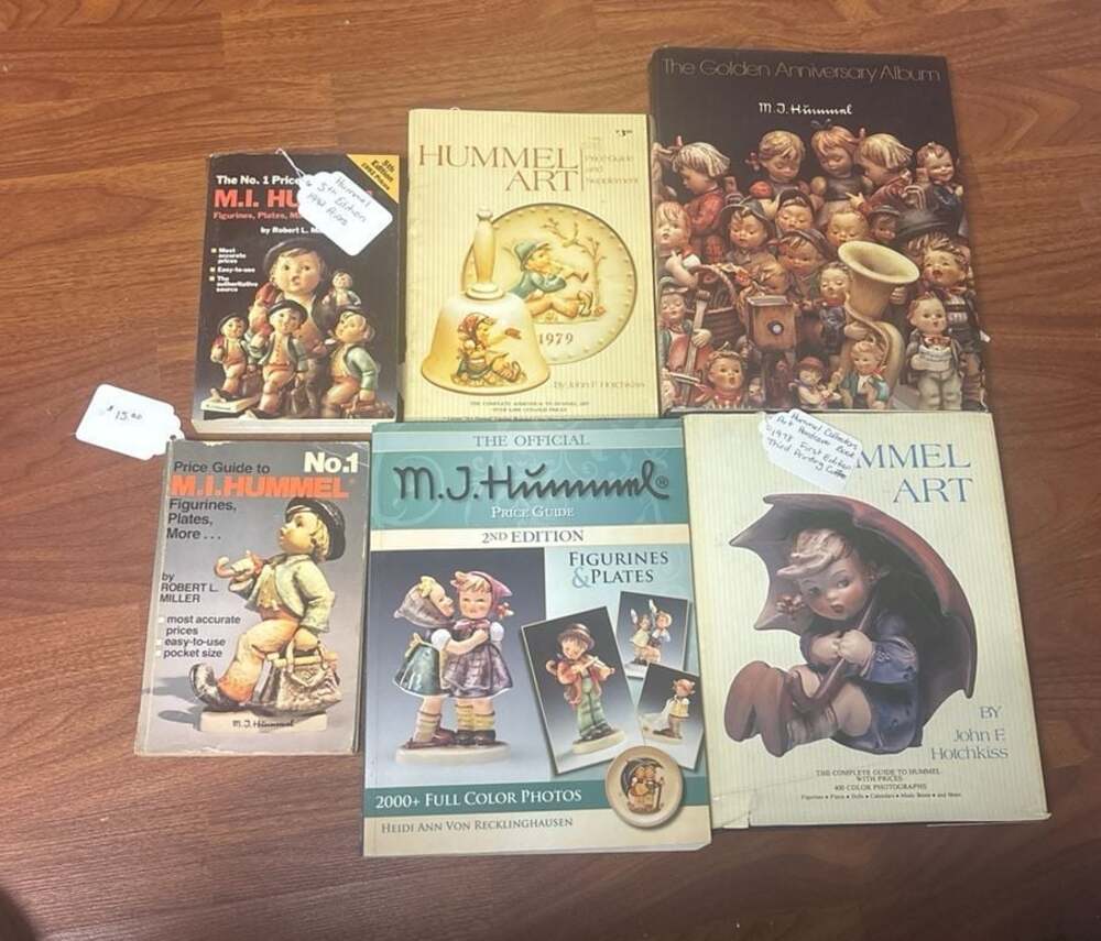 Lot of 6 M.I. Hummel Collector Reference Books & Price Guides